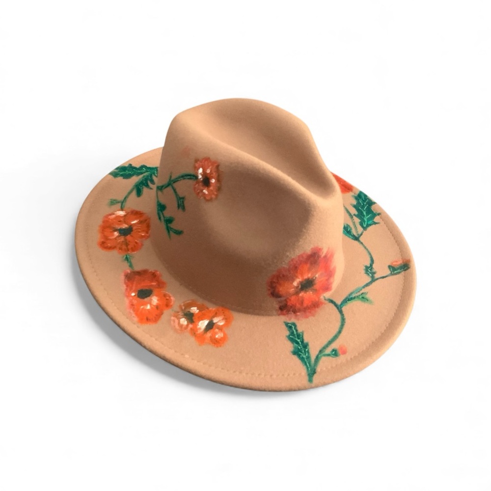 Floral Tan Women's Hat